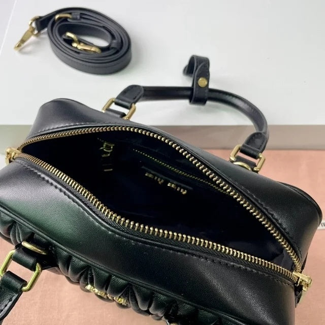 Miu Miu Arcadie matelassé nappa leather regular bag