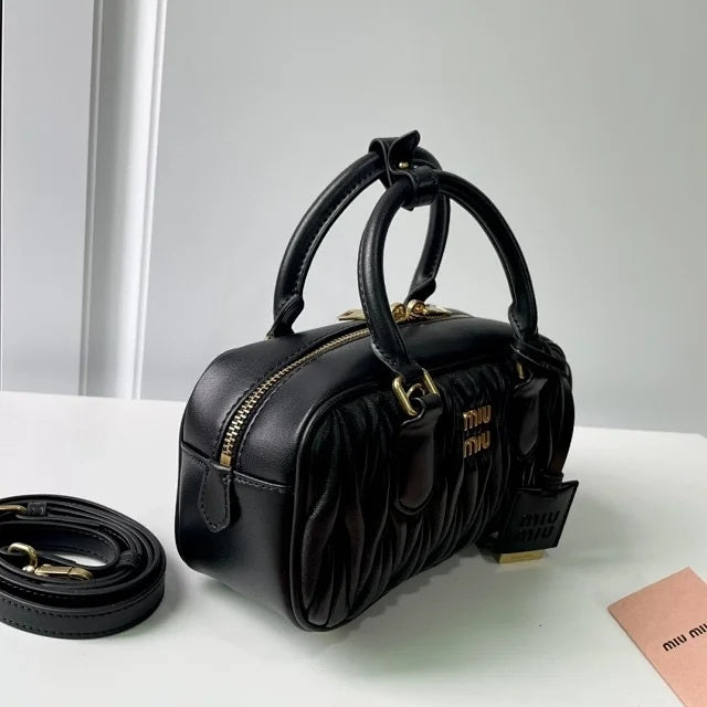 Miu Miu Arcadie matelassé nappa leather regular bag