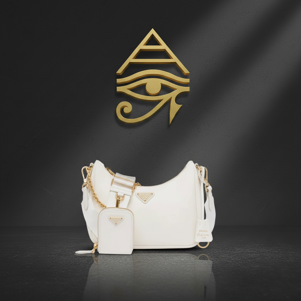 Prada Re-Edition 2005 Nylon Bag White