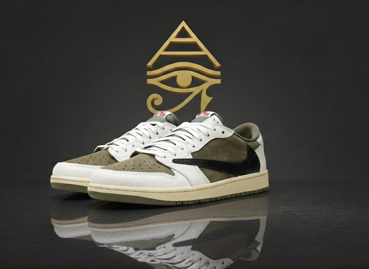Jordan 1 Retro Low OG SP x Travis Scott "Medium Olive"