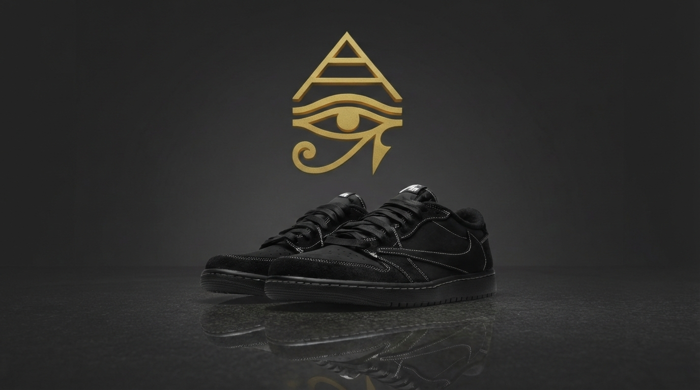 Jordan 1 Retro Low OG SP x Travis Scott "Black Phantom"