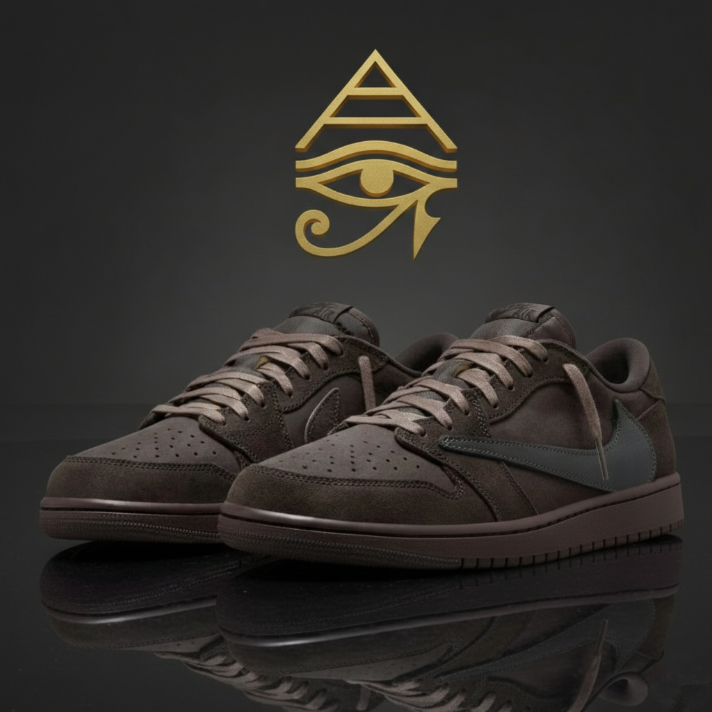 Air Jordan 1 Retro Low OG SP x Travis Scott "Velvet Brown"