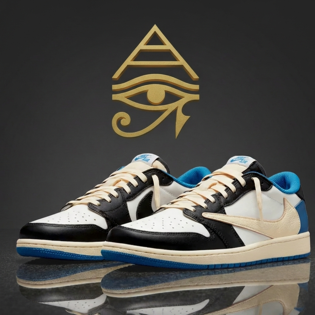 Jordan 1 Retro Low OG SP Fragment x Travis Scott