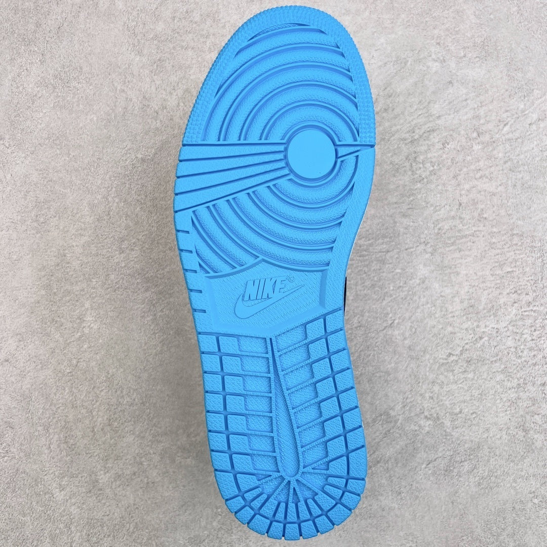 Air Jordan 1 Retro Low OG "Black Dark Powder Blue" (UNC)