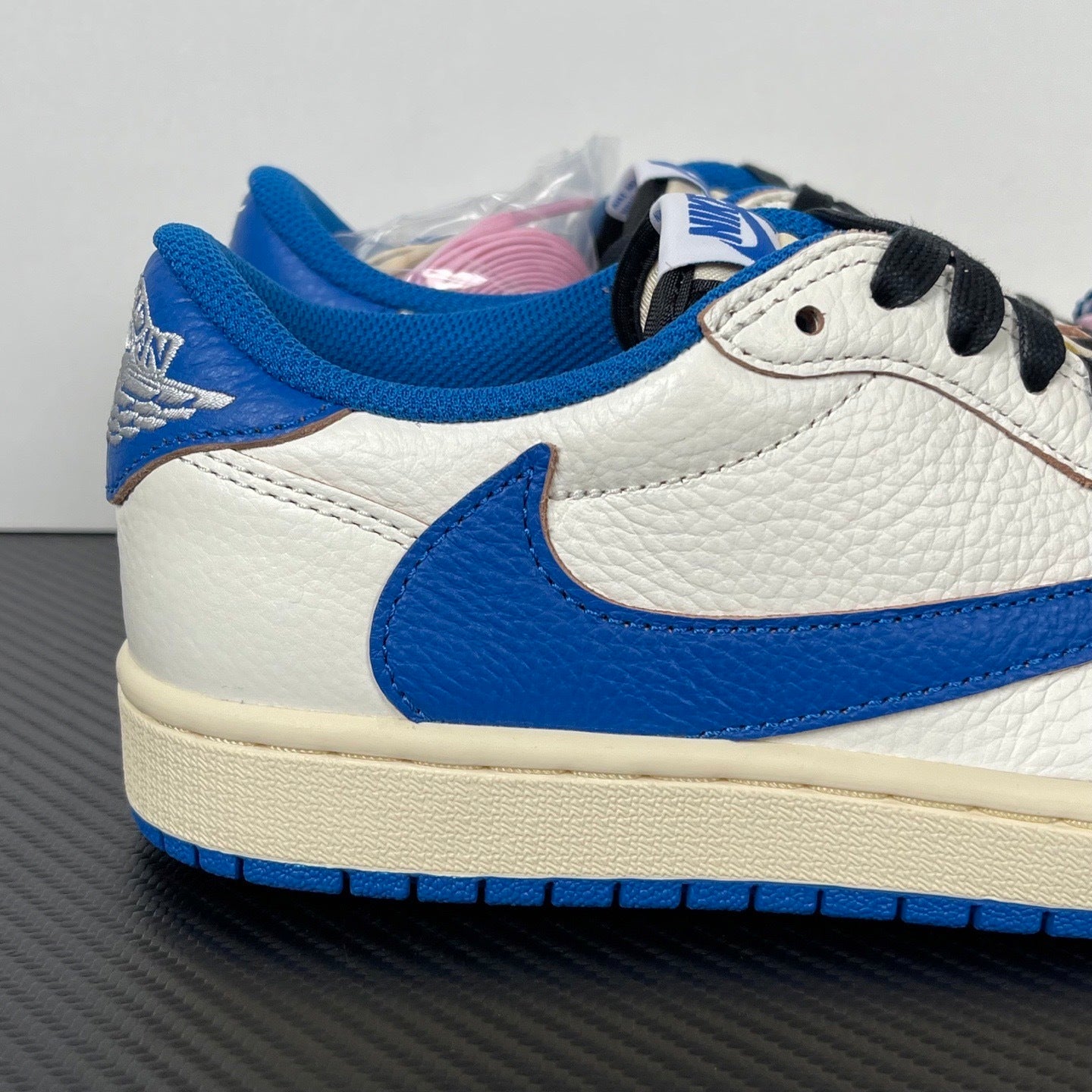 Jordan 1 Retro Low OG SP Fragment x Travis Scott Sail Military Blue