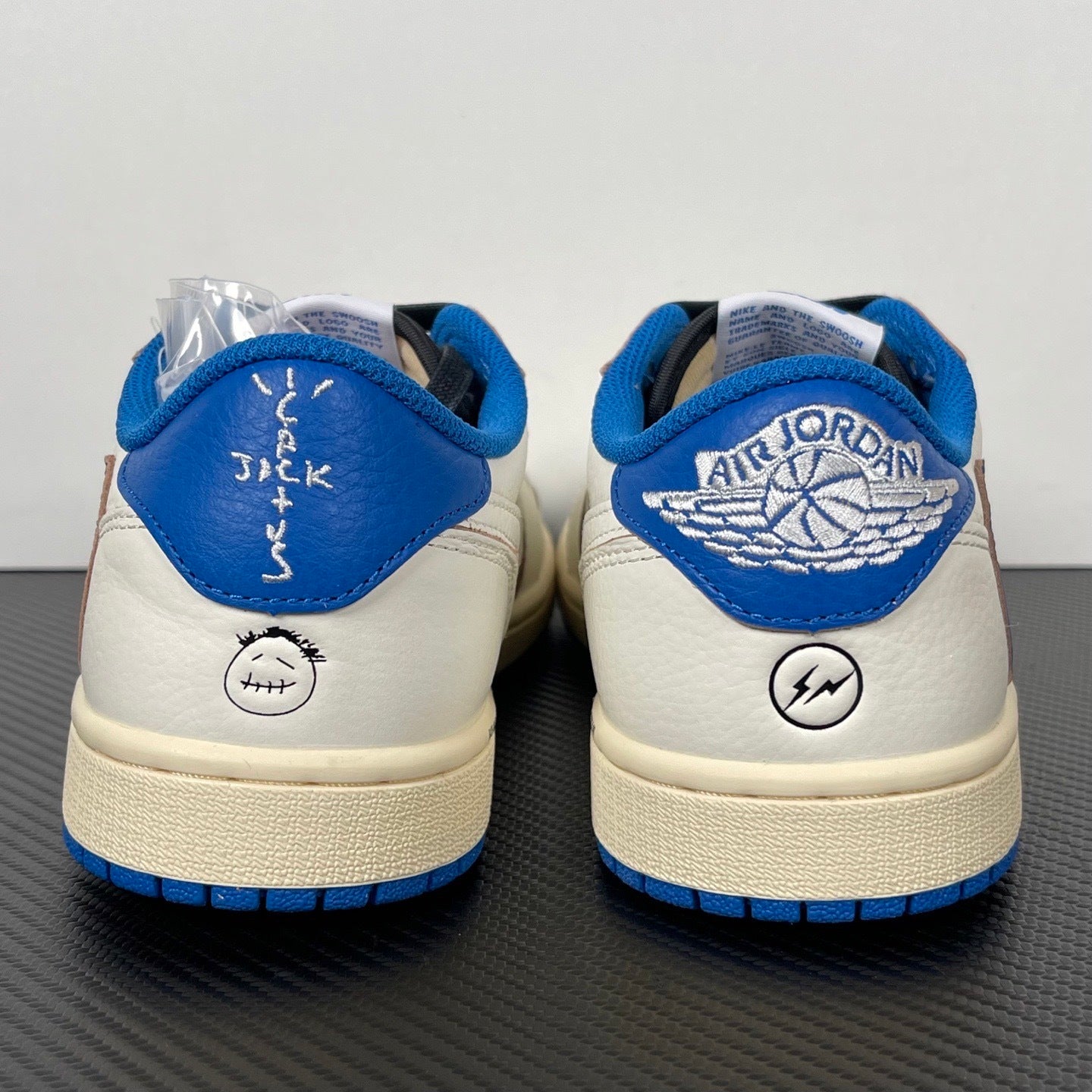 Jordan 1 Retro Low OG SP Fragment x Travis Scott Sail Military Blue