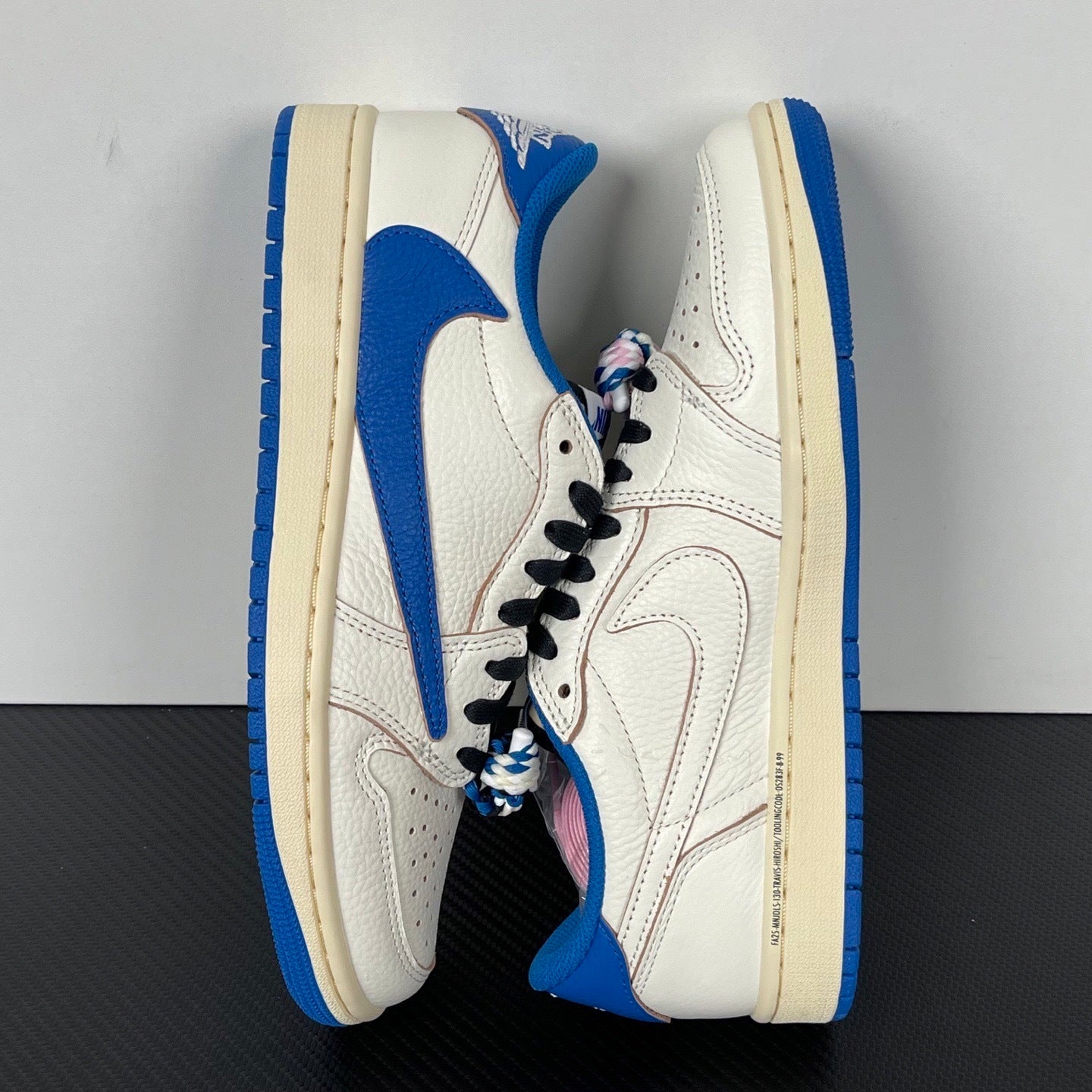 Jordan 1 Retro Low OG SP Fragment x Travis Scott Sail Military Blue