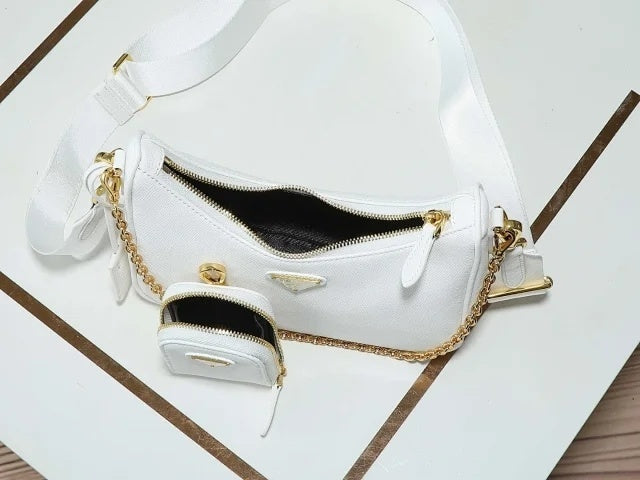 Prada Re-Edition 2005 Nylon Bag White