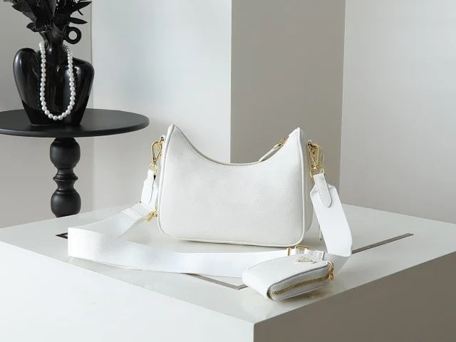 Prada Re-Edition 2005 Nylon Bag White