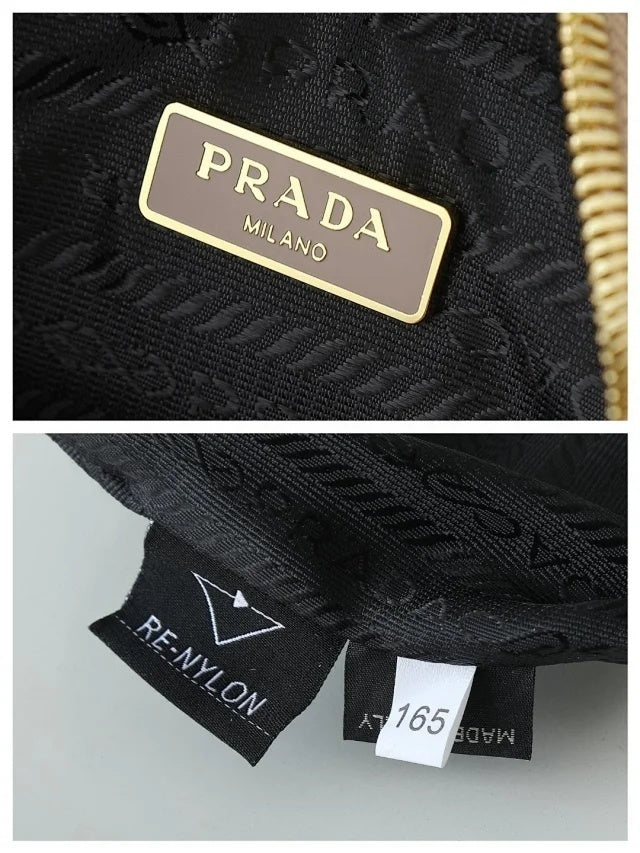 Prada Re-Edition 2005 Nylon Bag Cameo Beige