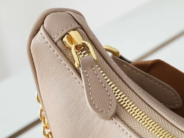 Prada Re-Edition 2005 Nylon Bag Cameo Beige