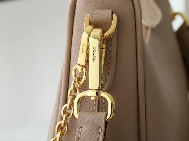 Prada Re-Edition 2005 Nylon Bag Cameo Beige