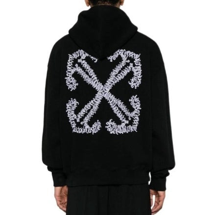 OFF-WHITE Hoodie Tattoo Arrow Skate